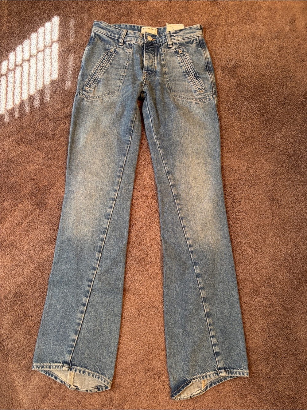 We The Free carnivale low rise bootcut jeans NWT